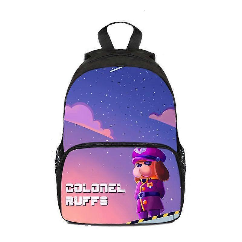 Batoh pro dívky, velkokapacitní batoh, kreslená taška pro muže, praktická a kreativní taška přes rameno pro nejlepšího přítele, parodie nové Brawl Stars děti