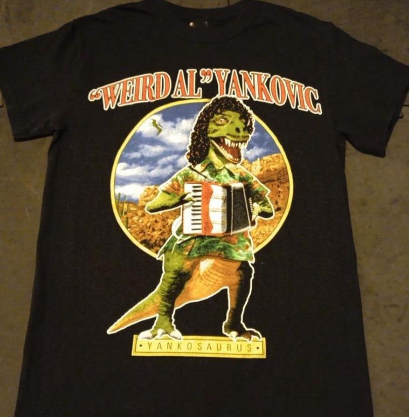 Unisex Weird Al Yankovic Yankosaurus Tee Cotton Unisex Shirt AN056 Unisex T-Shirt XXXL