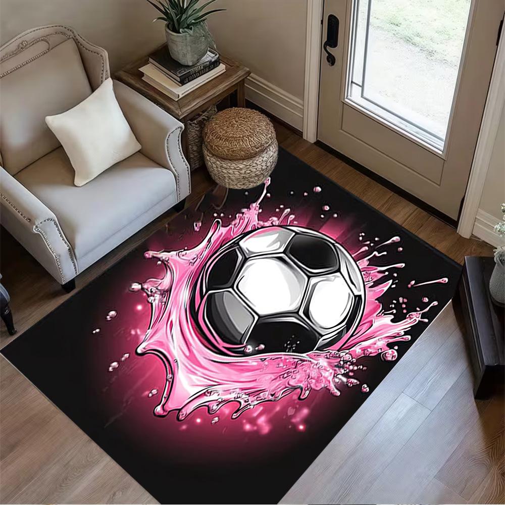 1pc soccer ball rug home carpet design for office decor gift living room bedroom