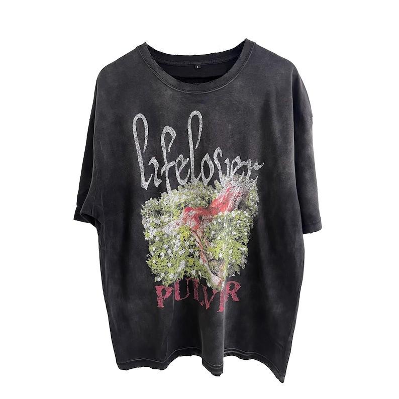 T-shirt Lifelover Pulver Maglietta della band Lifelover Maglietta con copertina dell'album Lifelover T-shirt unisex