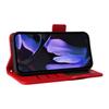 For Google Pixel 9a Case with Wrist Strap Litchi Texture PU Leather Wallet Phone Cover