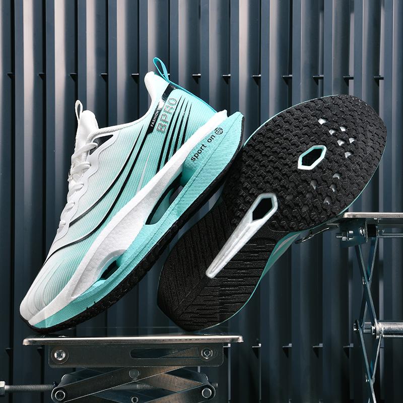 Men's casual sports shoes fashion comfortable breathable four season versatile outdoor thick sole fashion running leisure sports