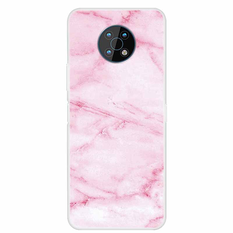 For Nokia G50 Cases G20 G10 G300 Clear Marble Soft Silicone Phone Cases for Nokia G50 5G Back Covers Bumper For NokiaG20 G 50 5G