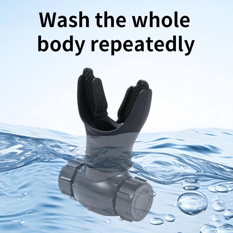 Silicone Respiratory Trainer Lung Ventilator Fitness Equipment High-Altitude Respiratory Training Tools For Exercise