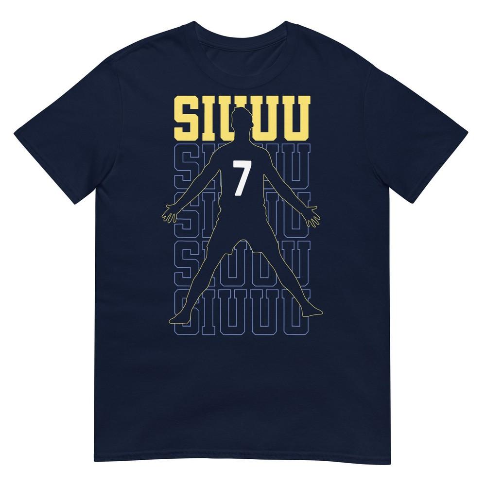 Siuuuu Funny Soccer Present For Soccer Lovers Fan Kids Boys TShirt S