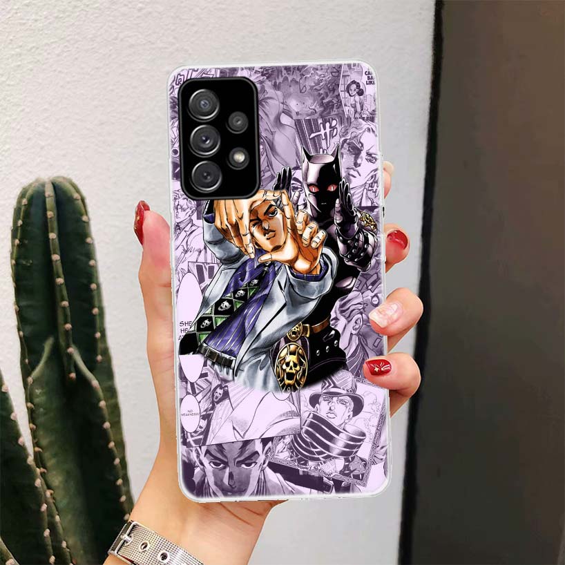 

Anime JOJO Adventure Phone Case for Samsung Galaxy A52 A51 A50S A12 A22 A32 A72 A10S A30S A31 A71 Note 20 Ultra 10 Plus S10 Gala Samsung A50S