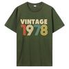 Mannen Shirts Vintage 1978 Mode 40th Verjaardagscadeau T 80 S Bedrukte T-shirt Men Cotton Tees Tops Anime Harajuku Streetwear