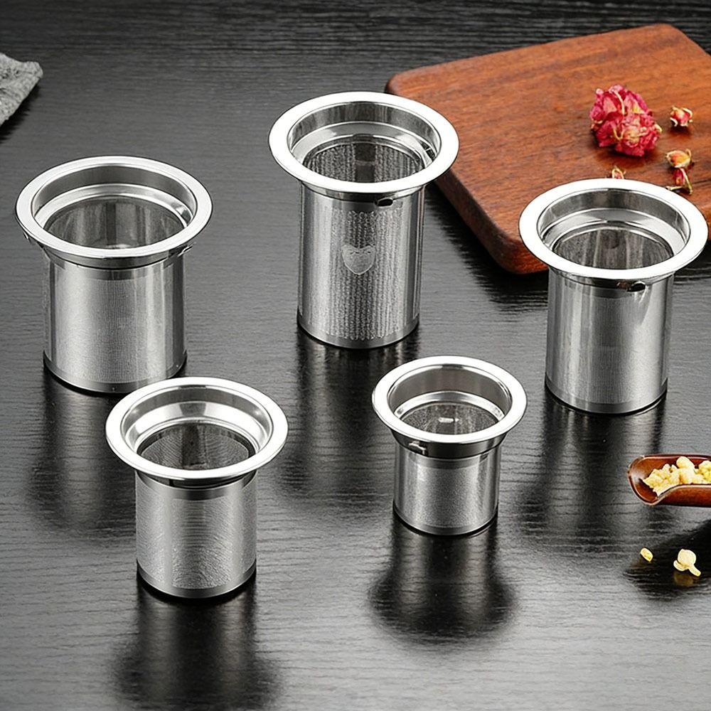 Stainless Steel Tea Strainer Reusable Multifunction Tea Infuser Filter Replacement Extra Fine Mesh Tea Strainer Coffee Brewer