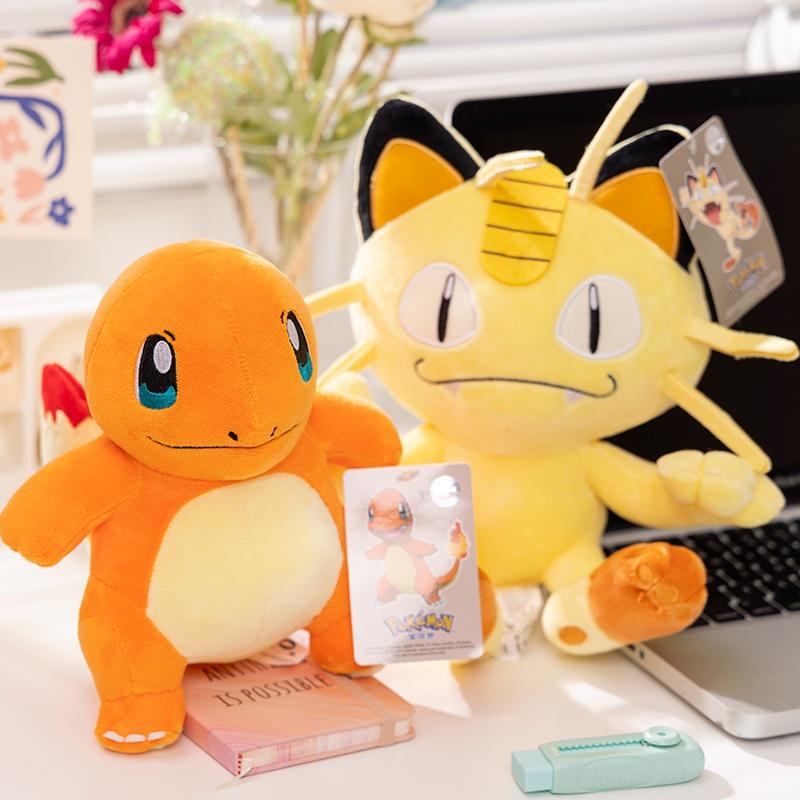 Genuine Pokemon Pikachu Stuffed Doll Cute Cartoon Anime Series Gengar Eevee Stuffed Doll Kawaii Toys Hobbies Kids Birthday Gift