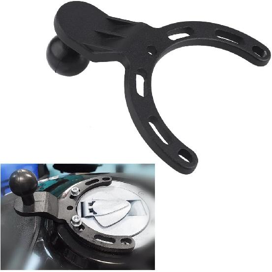 KIMISS Adjustable Motorcycle Tank Mount Bracket,Gas Tank Mount GPS Phone Camera Bracket Hoder for Kawasaki for Honda for Yamaha