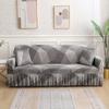 1/2/3/4 Seater Stretch Sofa Cover Elastic Printed Sofa Cover With Skirt Non-slip Armchair Slipcover for Living Room Hotel 1Pcs