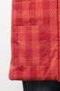 Watanosato Cotton-Filled Kurume Hanten (Women's Handkerchief), Made in Japan, Kurume Weave, Red Plaid (Red)
