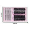 Cluster Lashes Individual Extensions Mixed Tray DIY Eyelash Set Soft Natural Curl Long Lasting for Party and Everyday Use