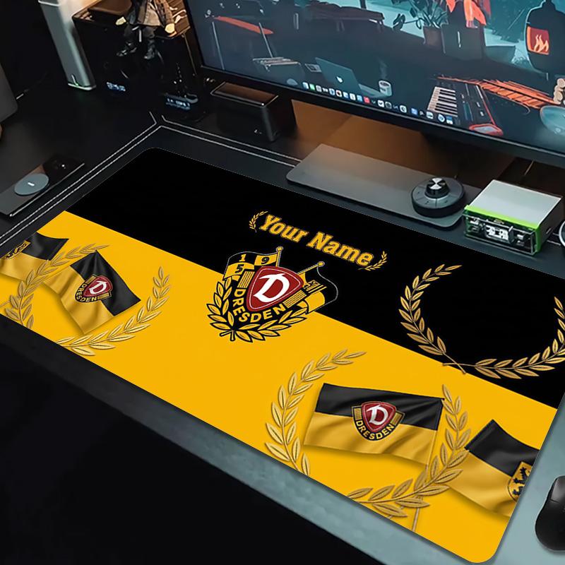 Sg Dynamo Dresden Custom Name Large Size Mouse Pad Large Gaming Table Cushion Non-slip Laptop Tablet Big Mousepad XXL Mat Mini PC Playmat With Lock ed