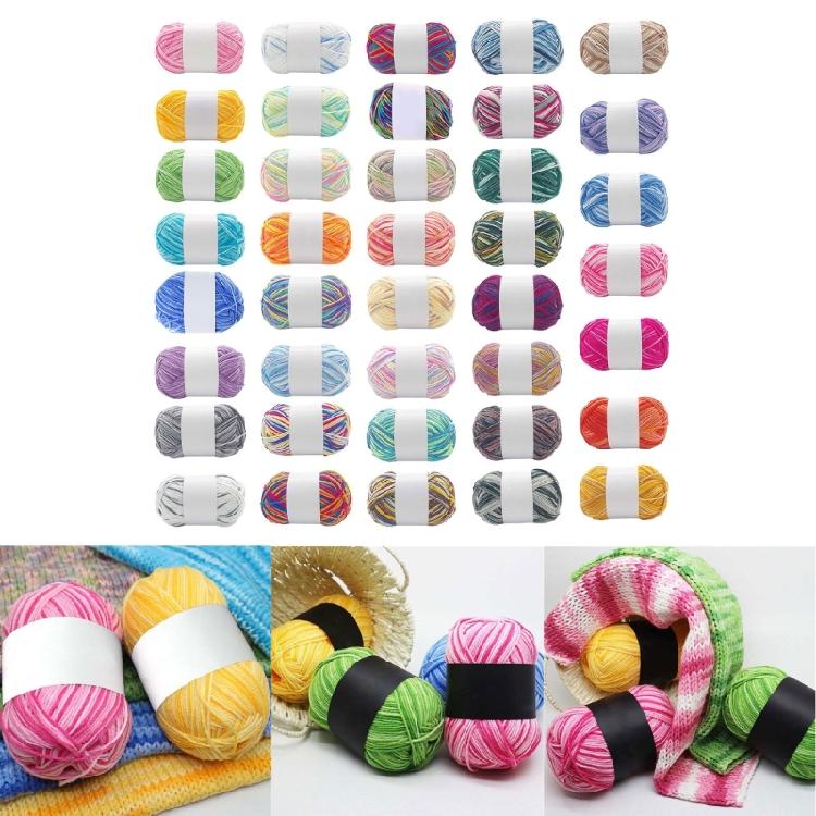Soft Acrylic Yarn for Beginner DIY Knitting Hat, Scarf, Blanket, Clothes, Craft