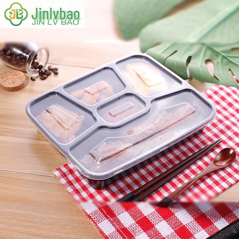 Einweg-Rechteckige Mehrkammer-Takeout-Behälter