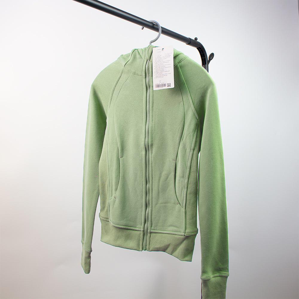 

Женское худи для йоги на осень/зиму - Повседневная флисовая куртка на молнии XXXL (130-150 jin)