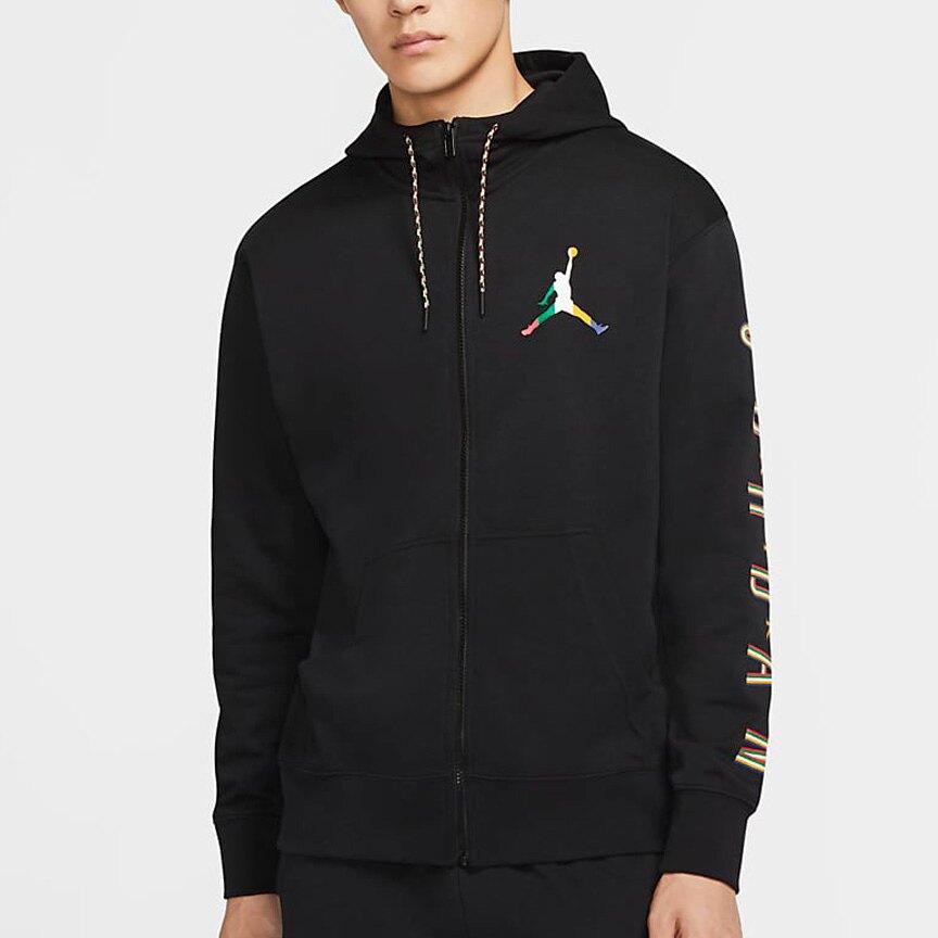 Jordan Jackets Men's Black Hooded Moderate Other (Unisex) Jackets CZ5429 010