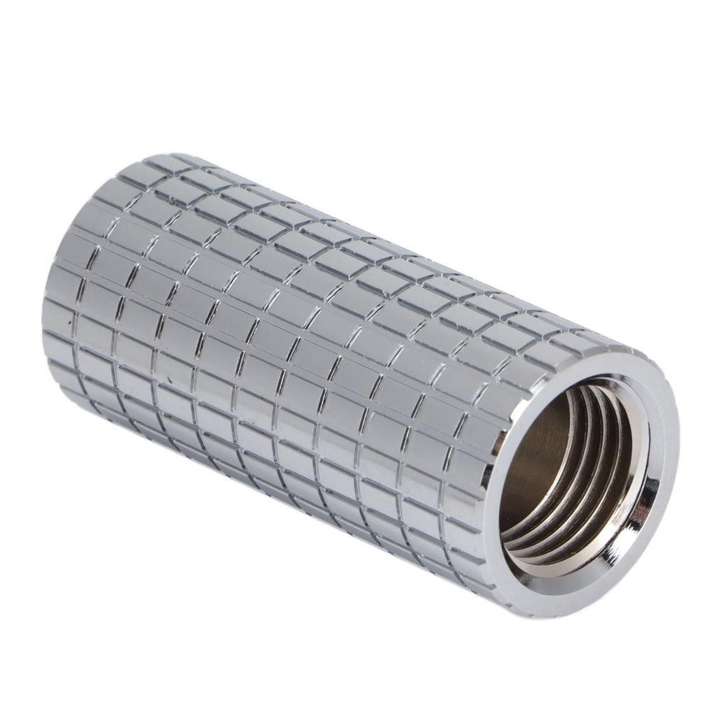 Extender Fitting 40mm Internal Thread Premium Brass High Durability Water Cooling FittingsSilver