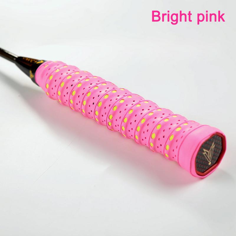 Chilă perforată bicoloră, mână laminată, cauciuc, rachetă de badminton, rachetă de tenis, undiță de pescuit, bandă anti-alunecare, respirabilă