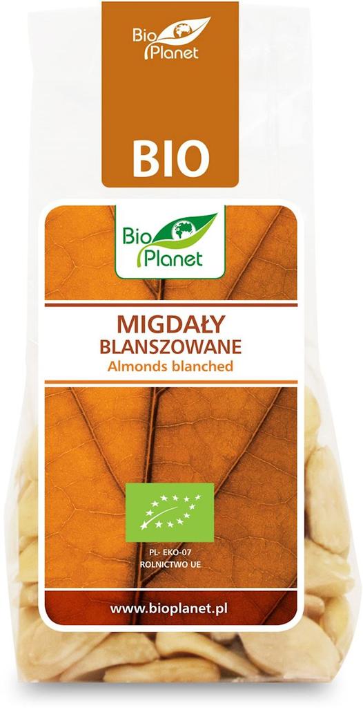 Organic Blanched Almonds 100g BIO PLANET