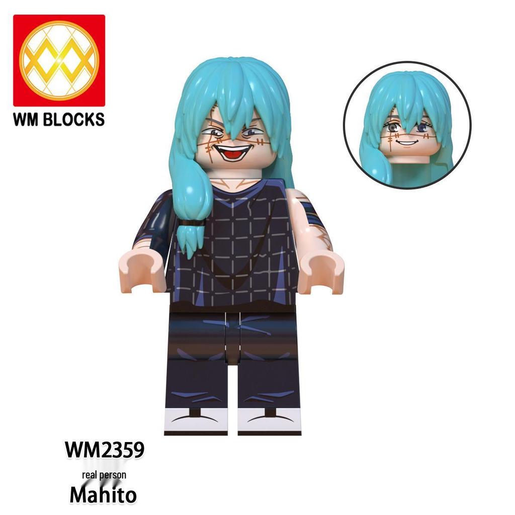 Figurine Minifigurine Blocuri de Construcție Anime Jujutsu Kaisen Megumi & Nobara WM6139
