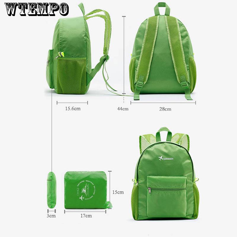 New Nylon Backpack Women Large Capacity School Bag Solid Color Girls Travel Bags Students