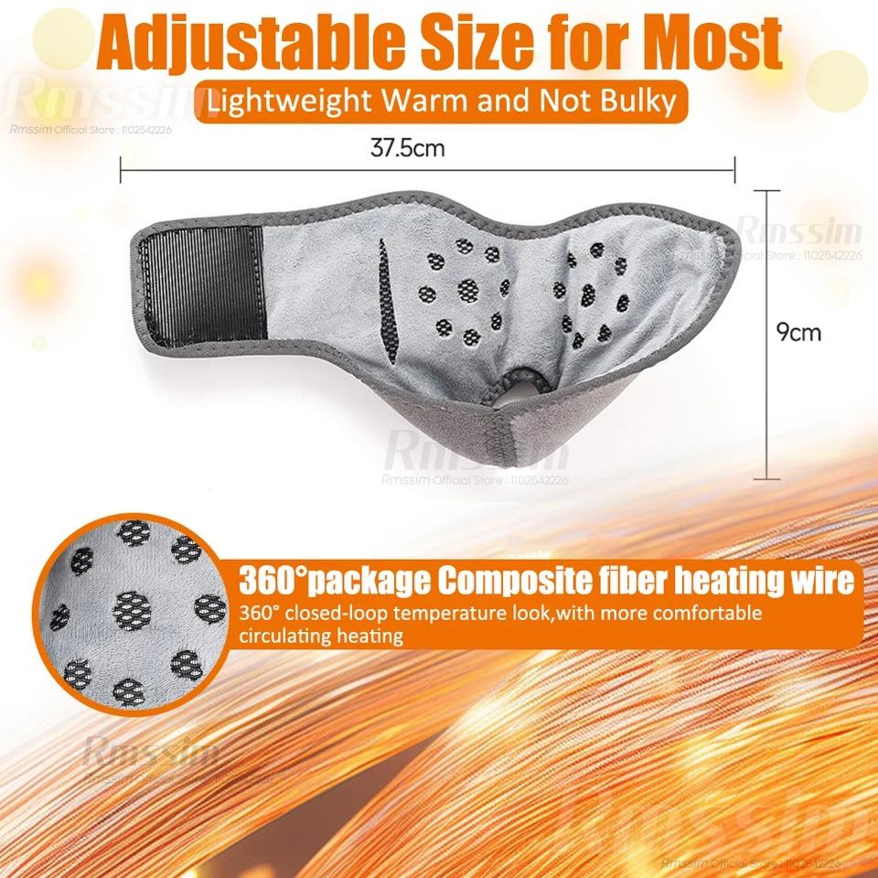 massaging vibration wrap with heat Electric Heated Shoulder Massager Wrap Heating Vibration Belt 3 Modes for  Kee Elbow Sport Relax Fatigue Relief Health Care