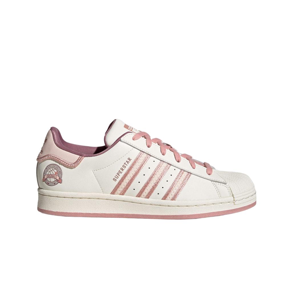(w) Adidas Superstar Cream White Pink