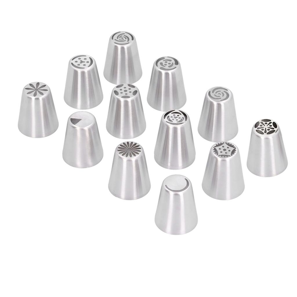 14PCS Set Icing Piping Nozzles Pastry Tips Bag Set for Cake Decorating Supplies Kit