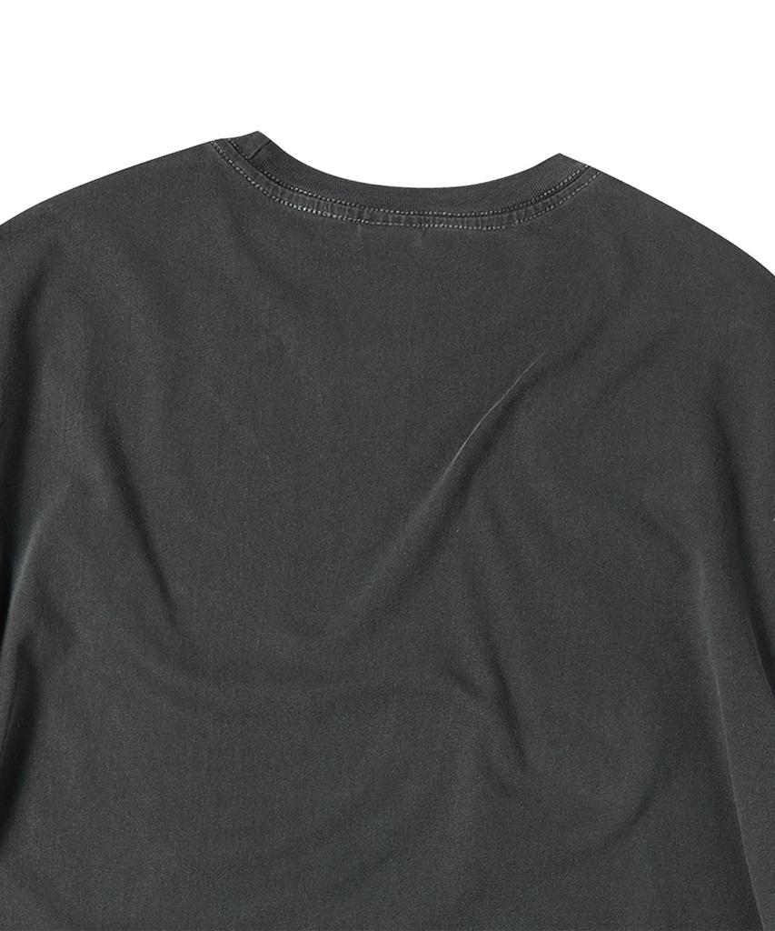 TRAVEL Vanguard Pigment Short Sleeve T-Shirt Black Charcoal
