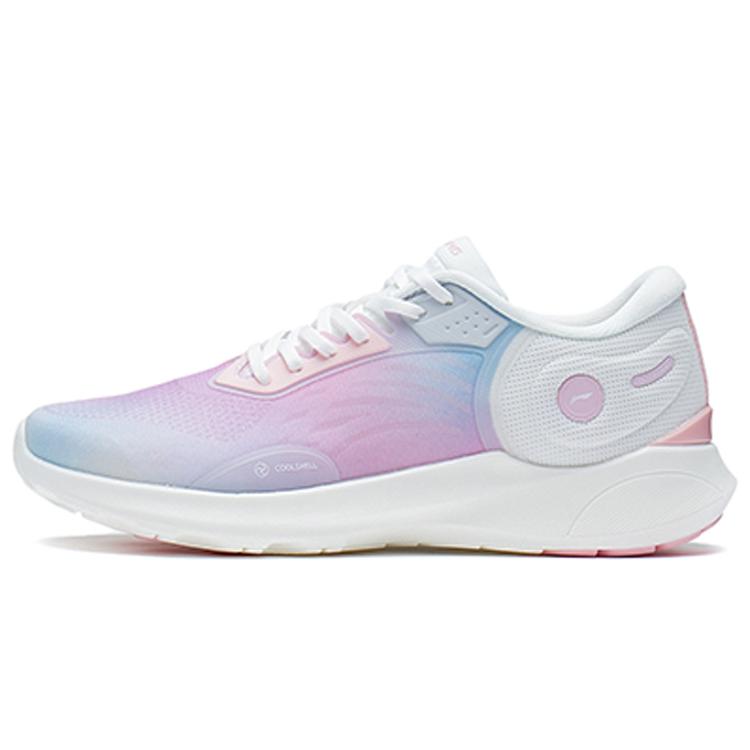 New LiNing Qingyi LS Breathable Low Top Sports Casual Shoes Women's White Pink Blue AGLS088-3
