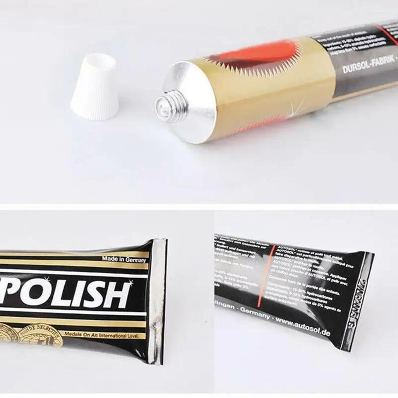 75ml 100g/50g Cremă Cuțit Mașină Lustruire Ceară Oglindă Metal Oțel Inoxidabil Pastă de Lustruit Ceas Lustru Metalic Eliminator Rugină