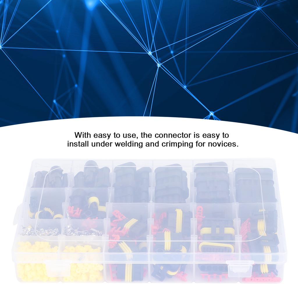 Waterproof Car Wire Connector Copper Plug 1/2/3/4/5/6 Hole for Lighting Electronics Wire Connector Marine Plug Socket Kit