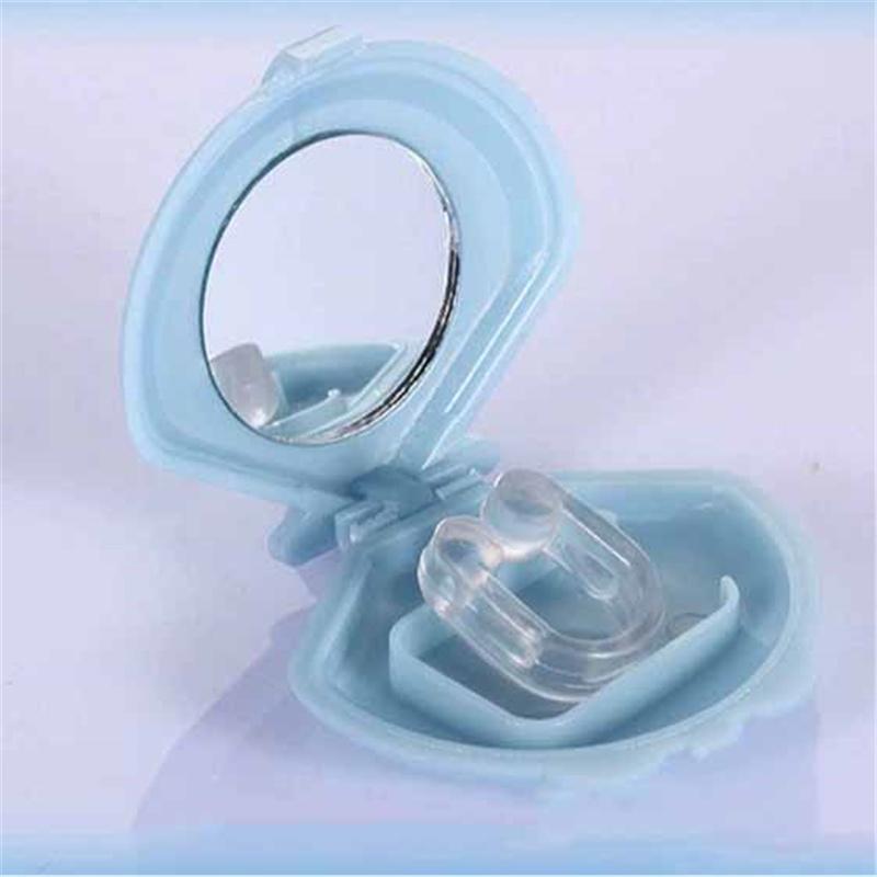 Anti Snoring Nose Clip Silicone Mini Snore Stopper Breathing Corrector for Quiet Sleep Comfortable & Reusable