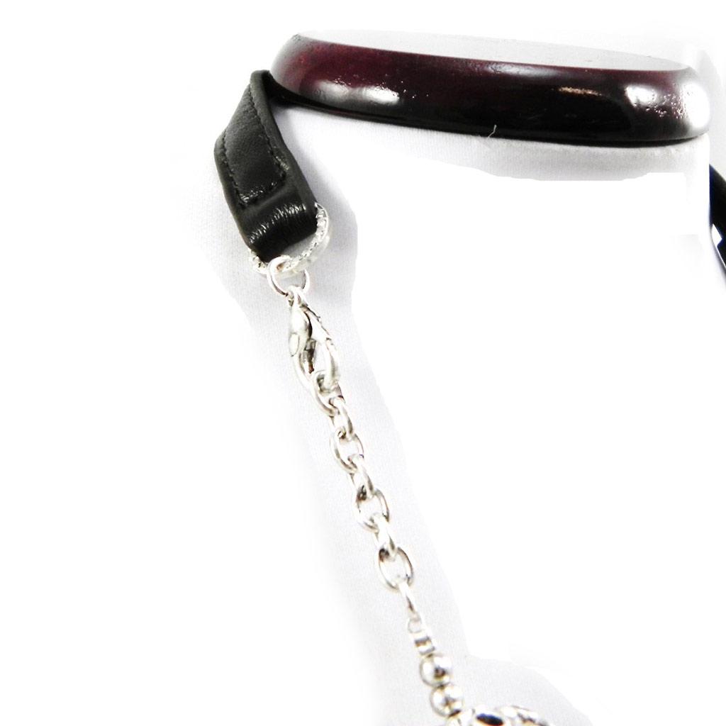 Les Trésors De Lily [H9873] - Designer Necklace 'Sinaï' Ivory White Silver