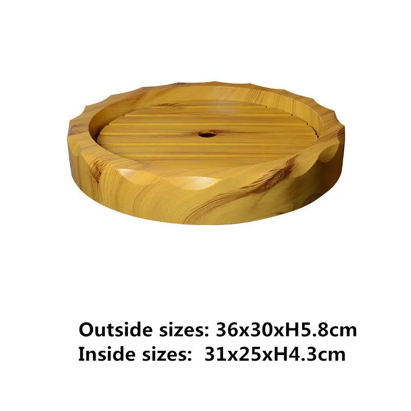 Japanese sushi boat plate cuisine sashimi raw fish seafood big tray food Salmon Ice Ice Saucer round tray Creative tableware