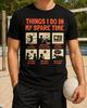 Things I Do in My Spare Time Volleyball Shirt, Funny Player Tee, Team Athlete Gift, Net Lovers Game Day Outfit, Sports Humor Graphic Apparel
