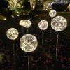 LED Round Ball Reed G80 Copper Wire Outdoor Waterproof Decorative Lawn Light (Plug-in)