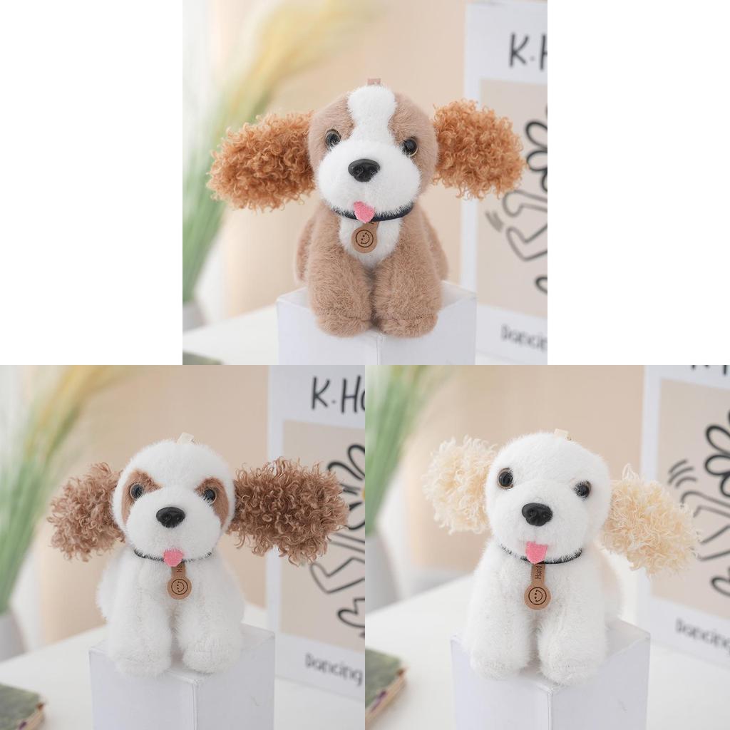 Cute Scented Dog Plush Keychain With Soft Cotton Filling For Kids And Teens