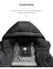 Men's Short Hooded Down Jacket - New Style, Winter Outdoor Casual, Versatile Cold Protection, Warm, Youth, Wash-Free Coat