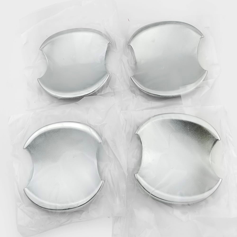 Compatible for Honda Civic 2006 2007 2008 2009 2010 2011 Exterior Door Handle Cover and Door Bowl Covers Scratch Protector Decor (Chrome Color)