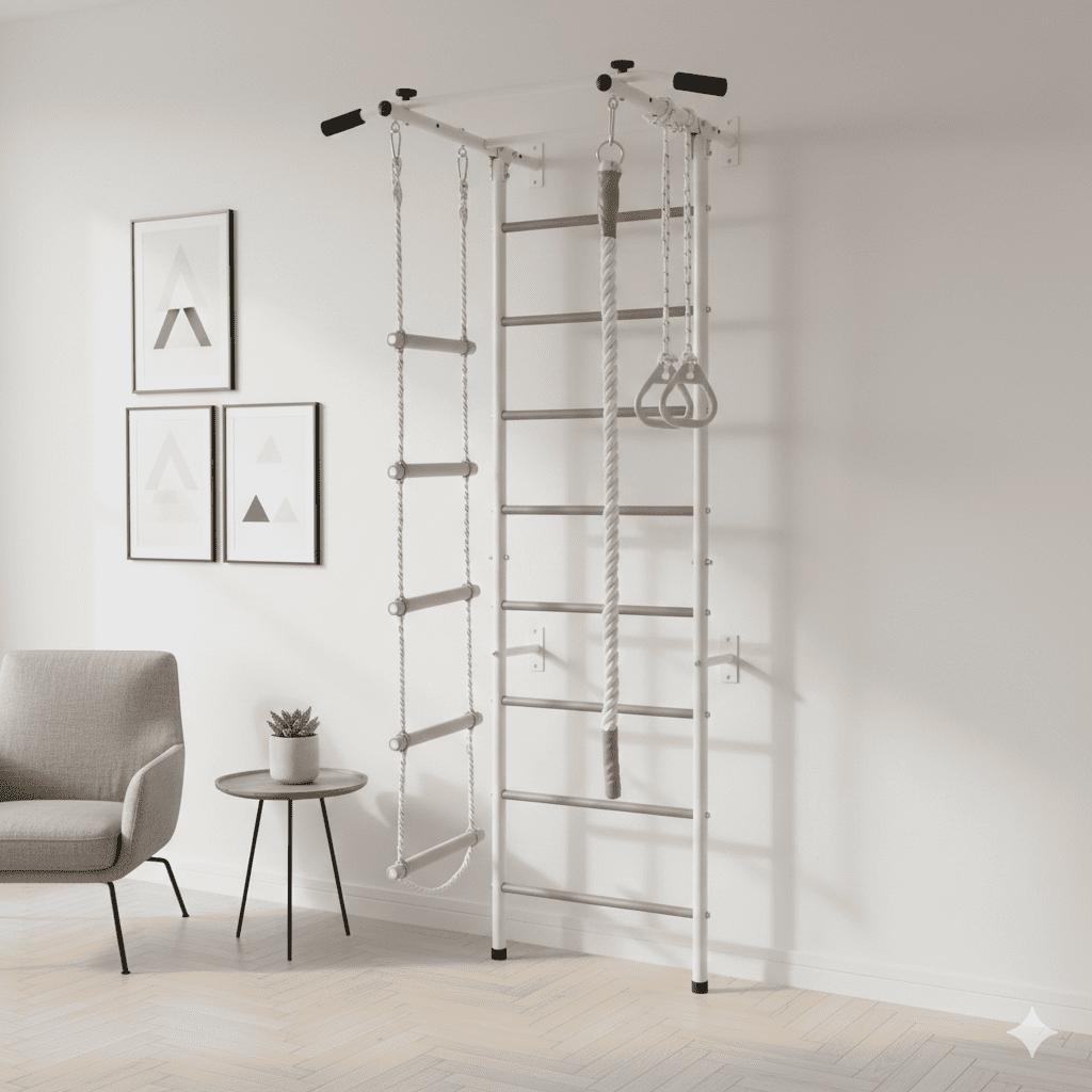 Smart Wall Bars Climbing Frames - White