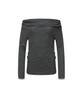 Ledeoli Two-Way Off-Shoulder Striped Knit Top [Charcoal]