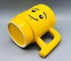 Creative Personality Cute Expression Ceramic Mug | Little Figure Head with a Smiling Face | Unique Gift Cup for Drinking Water.