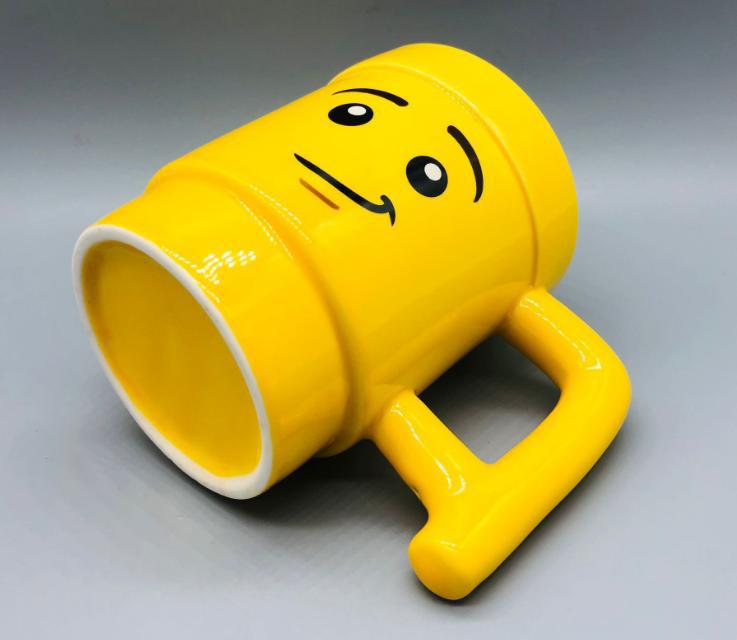 Creative Personality Cute Expression Ceramic Mug | Little Figure Head with a Smiling Face | Unique Gift Cup for Drinking Water.