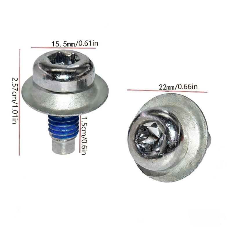 Excellent Engine Undertray Plate Bolts Works With Many Car Models Simple Installation No equipment Needed WHT000729A