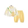 Youqi Girls' Autumn Baby Outfit: Long Sleeve Hoodie & Sweatpants Set