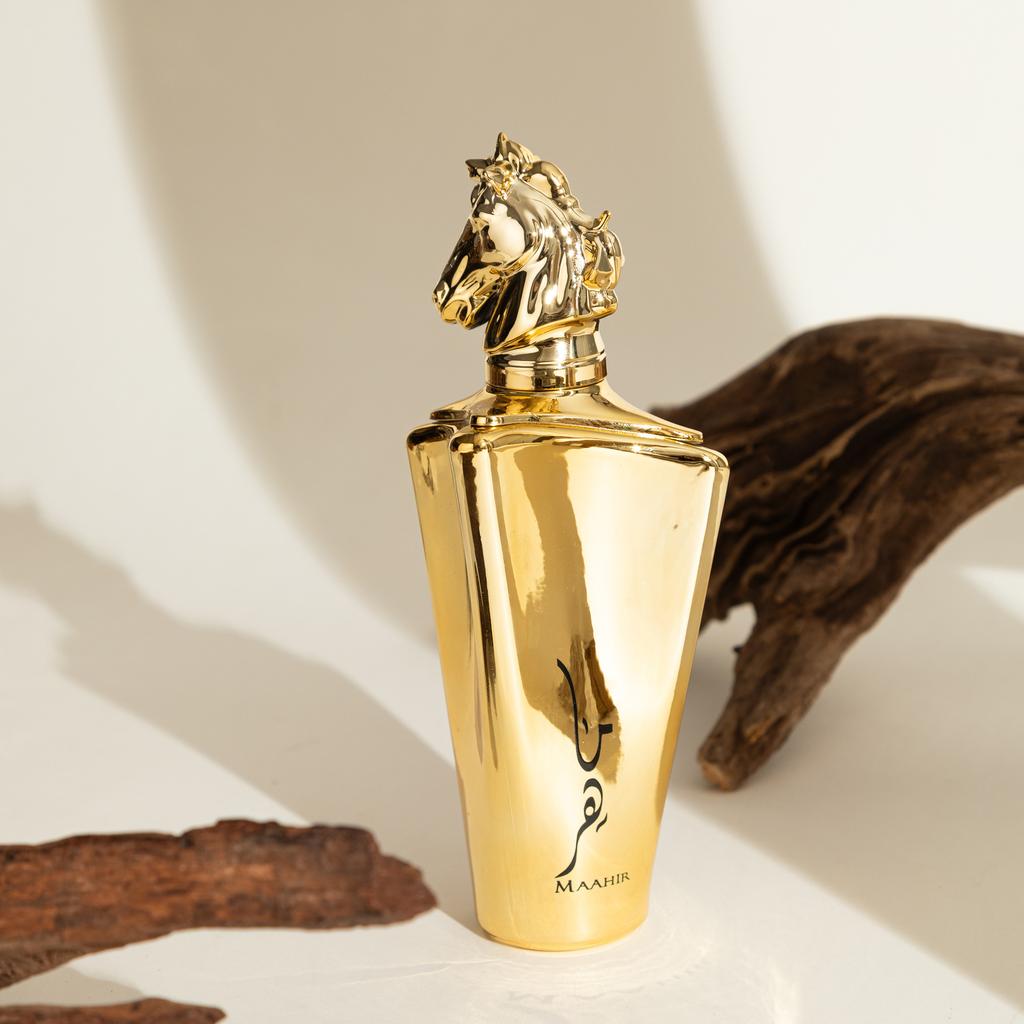 New horse head perfume golden neutral fragrance perfume spray strong fragrance unisex