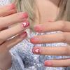 Wearable Manicure Fake Nails Square Nail Tips Waterproof Press On Nails  for Women and Girls